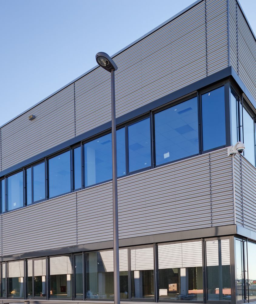 fachada de vidro em Goiânia